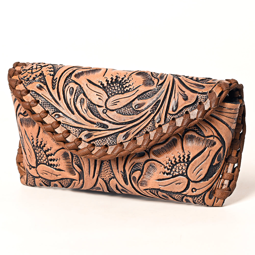 American Darling Sunglass Case Hand Tooled Genuine Leather