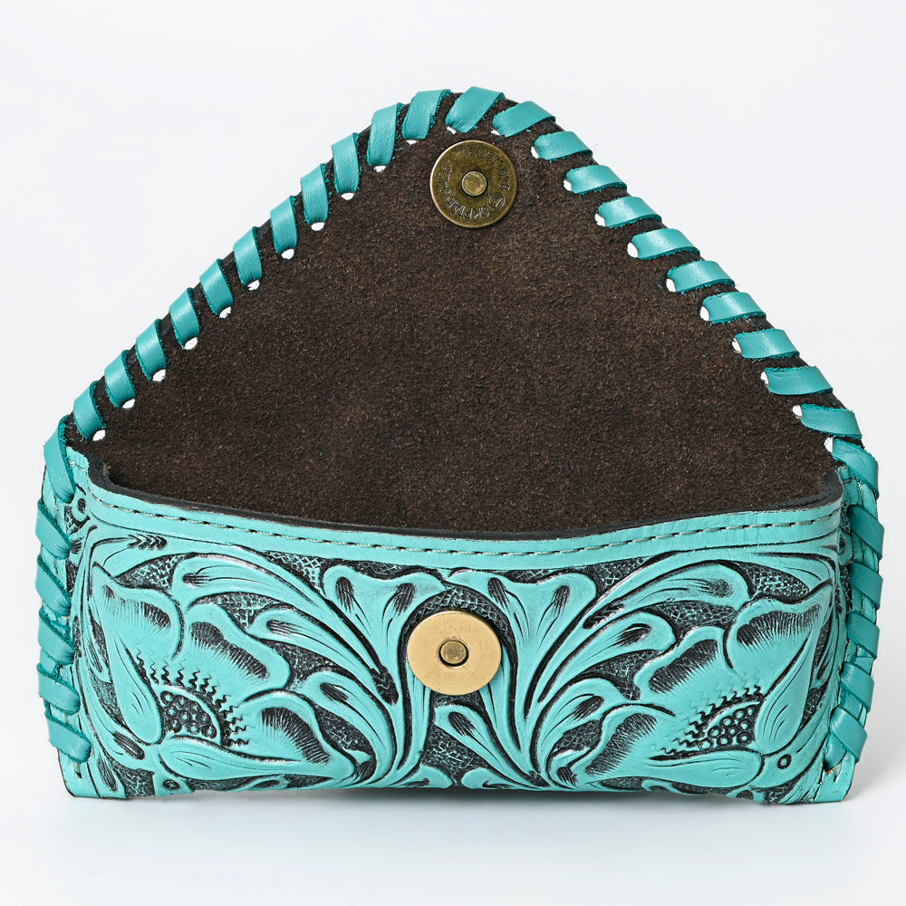 American Darling Sunglass Case Hand Tooled Genuine Leather