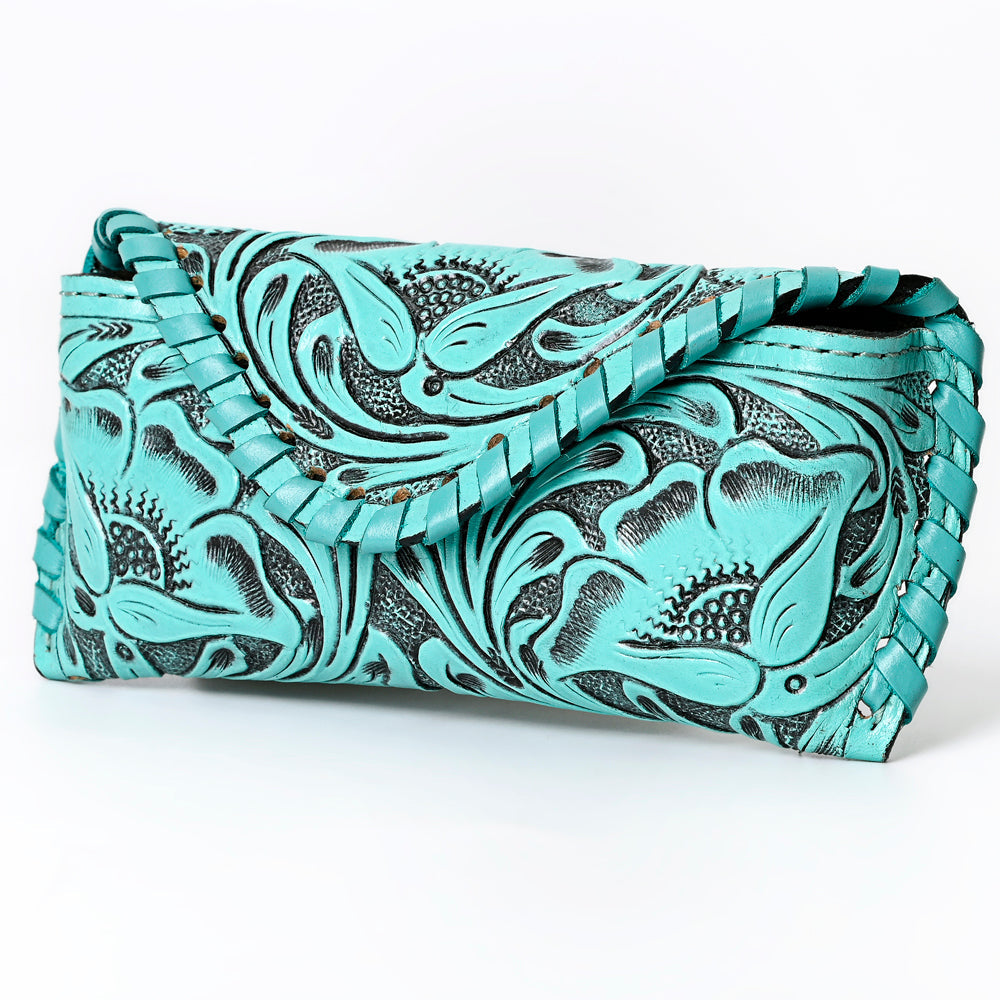 American Darling Sunglass Case Hand Tooled Genuine Leather