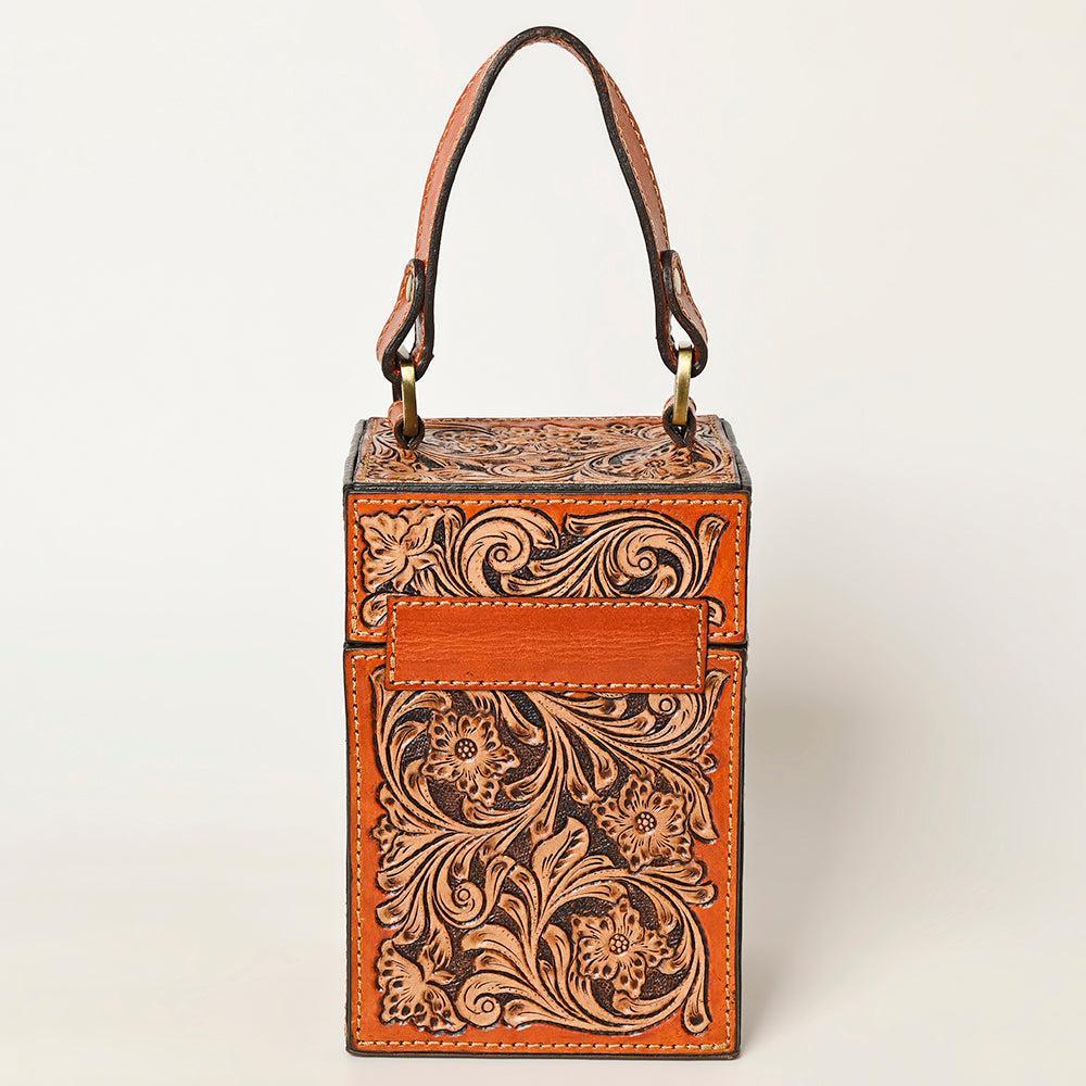 American Darling Hand-Tooled Genuine Leather Bag
