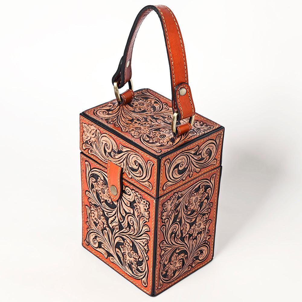 American Darling Hand-Tooled Genuine Leather Bag