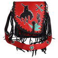 American Darling Hand-Tooled Genuine Leather Bag