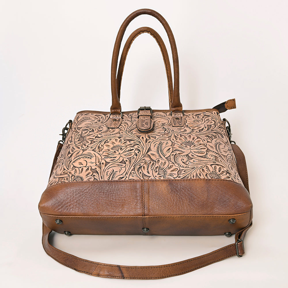 American Darling Hand-Tooled Leather Tote