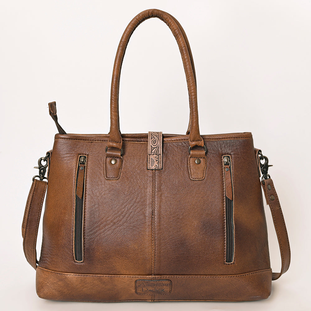 American Darling Hand-Tooled Leather Tote