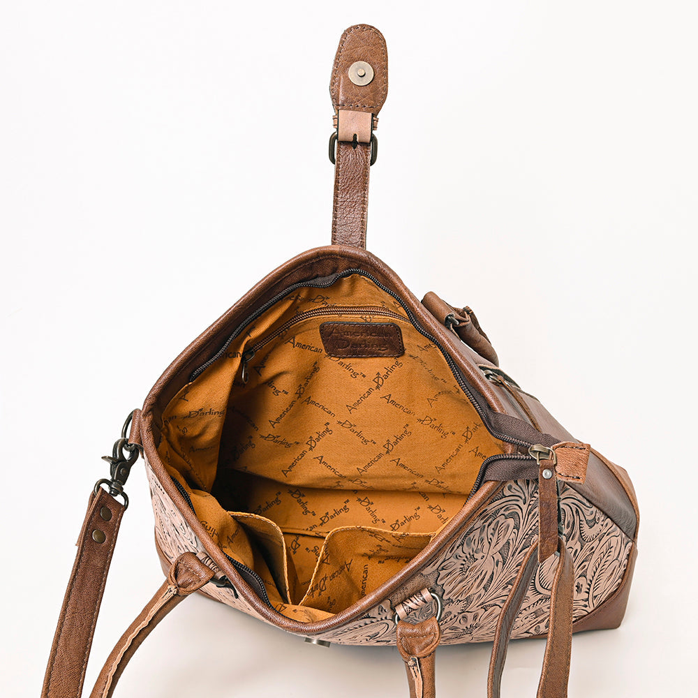 American Darling Hand-Tooled Leather Tote