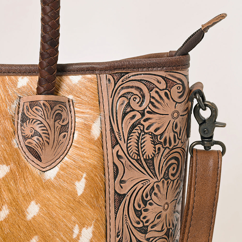 American Darling Hair-On Leather Tote