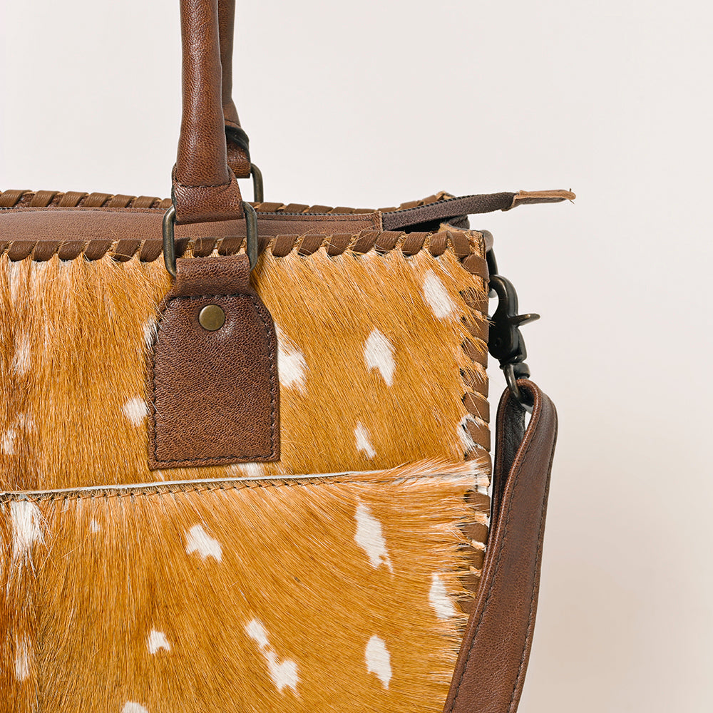 American Darling Hair-On Leather Tote