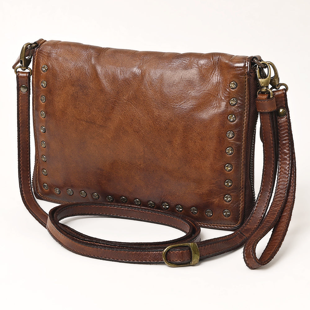 Spaghetti Western Organiser Vintage Handmade Drum Dyed Genuine European Cowhide Leather