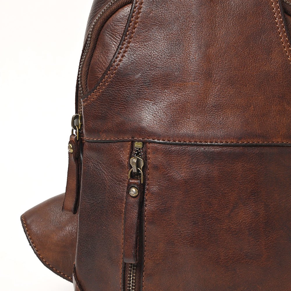 Full Grain Leather Sling Bag - – Hilason