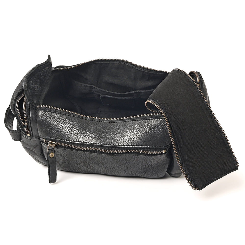 Spaghetti Western Duffel Vintage Handmade Drum Dyed Genuine European Cowhide Leather