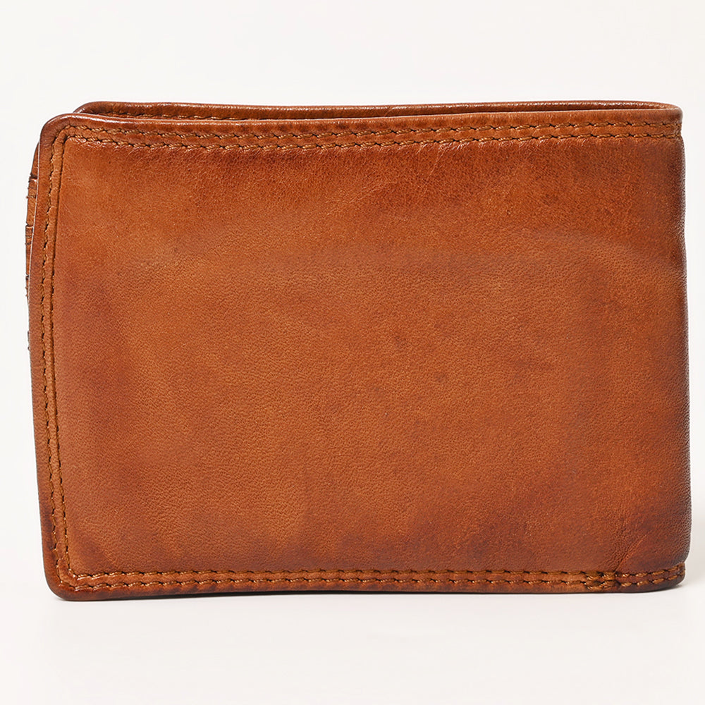 Spaghetti Western Wallet Vintage Handmade Drum Dyed Genuine European Cowhide Leather