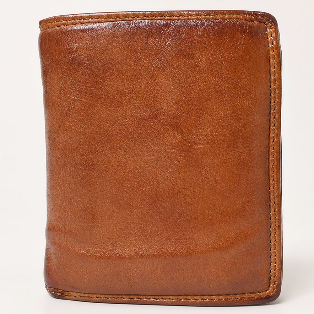 Spaghetti Western Wallet Vintage Handmade Drum Dyed Genuine European Cowhide Leather