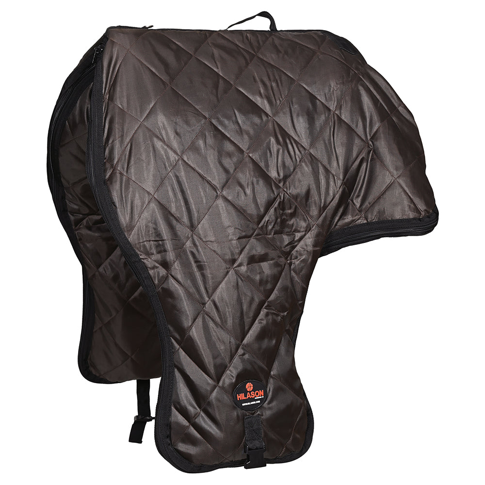 HILASON Western Horse Saddle Carrier Cover Storage Travel Bag Quilted