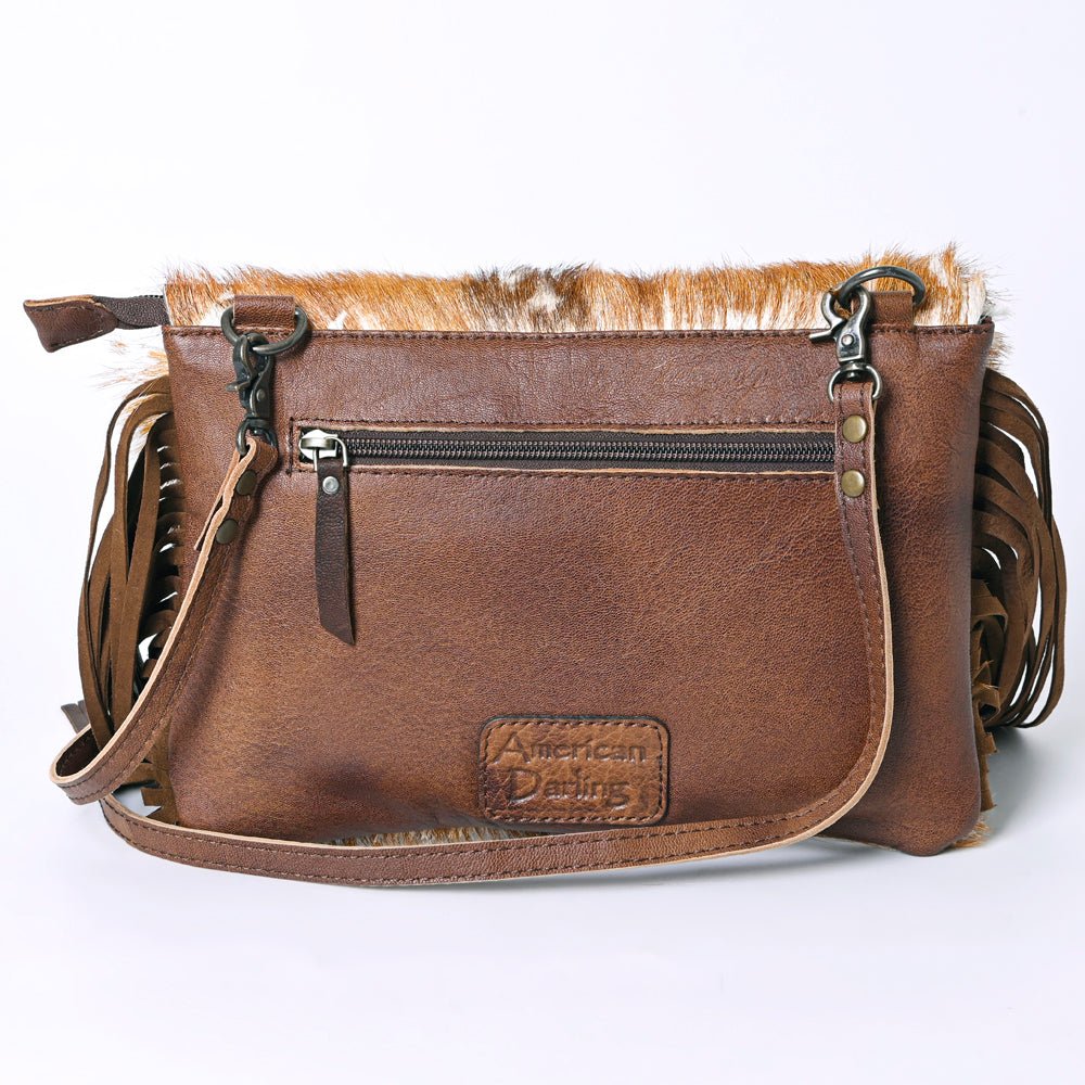 American Darling Hand Tooled Hair-On Genuine Leather