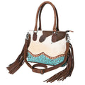 OHLAY Embossed Hair-On Leather Tote