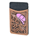OHLAY Hand-Tooled Genuine Leather Card Holder