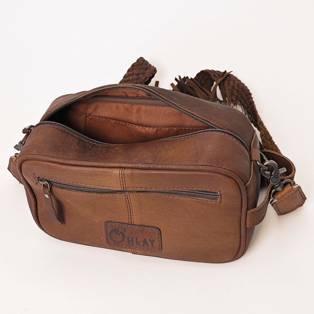 Ohlay Toiletry Hair-on Genuine Leather