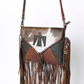 Ohlay Coin Purse Embossed Hair-On Genuine Leather