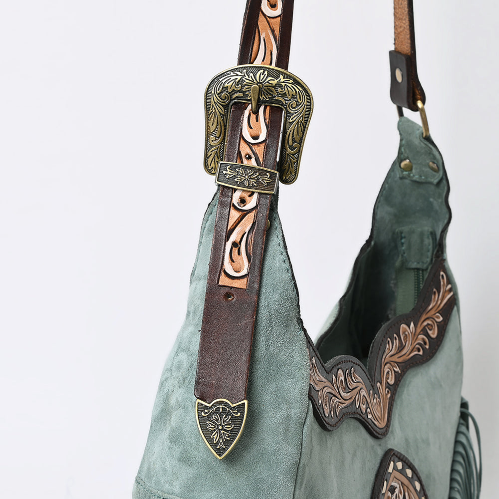 American Darling Crossbody Hand Tooled Genuine Leather