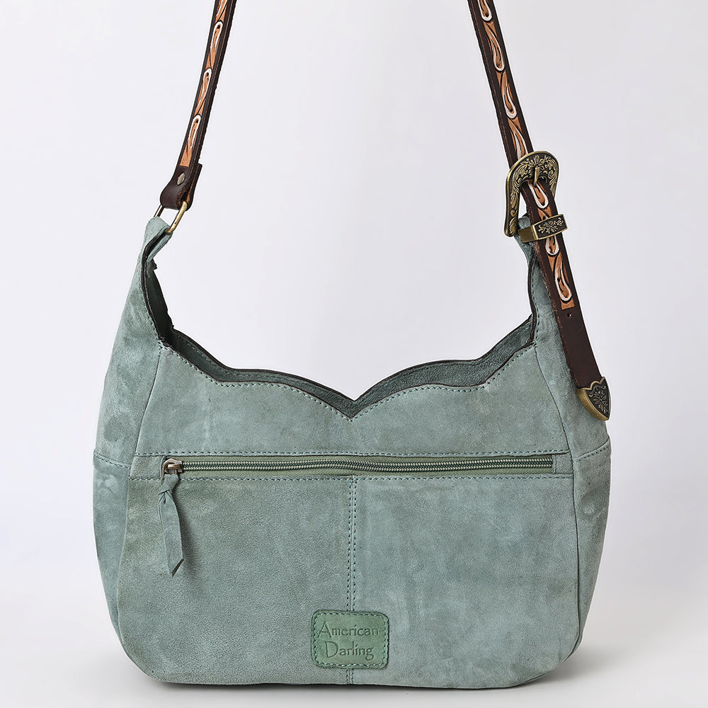 American Darling Crossbody Hand Tooled Genuine Leather