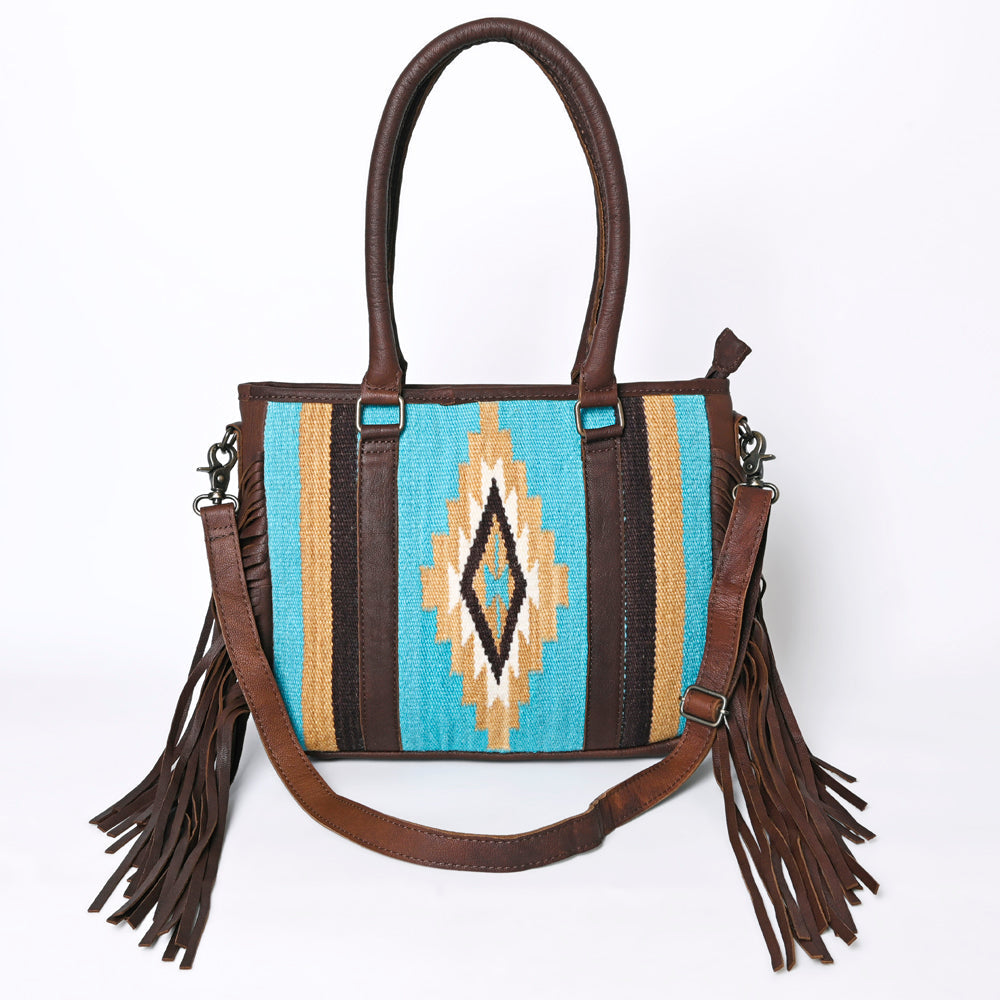 Ohlay Tote Upcycled Wool Genuine Leather