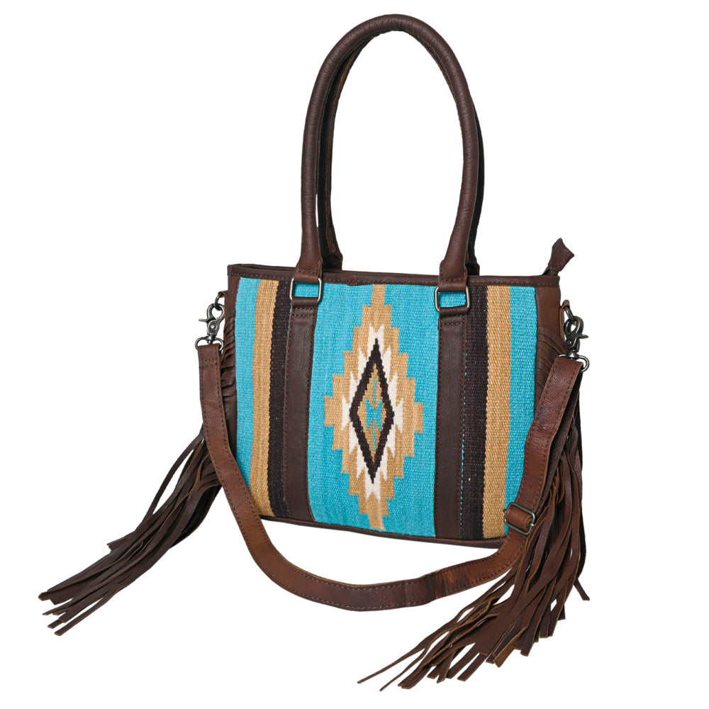 Ohlay Tote Upcycled Wool Genuine Leather
