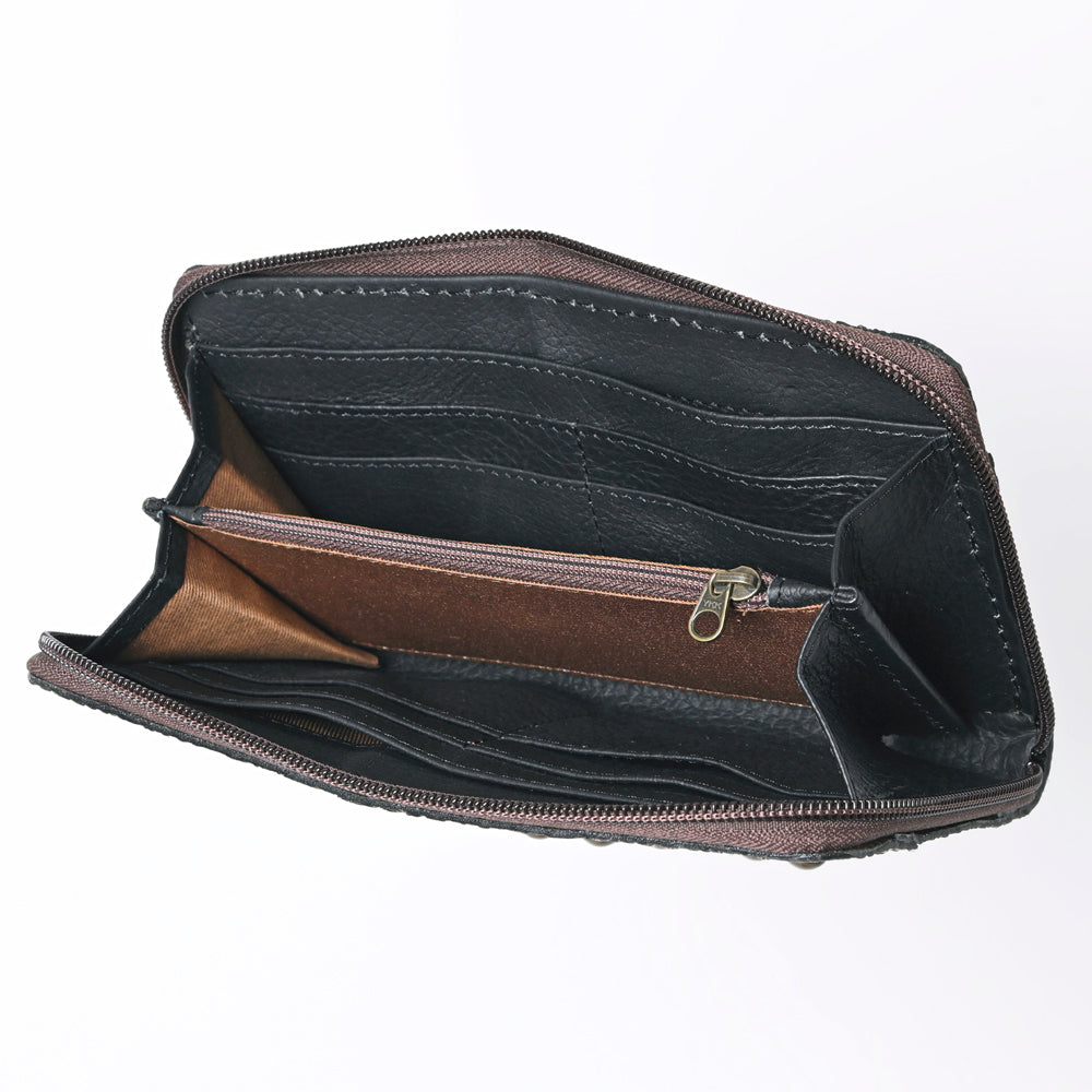 OHLAY SKBG276 Coin Purse Embossed Genuine Leather women bag western handbag