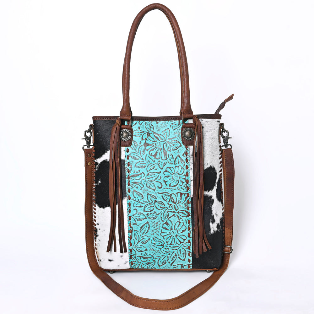Ohlay Tote Embossed Hair-on Genuine Leather