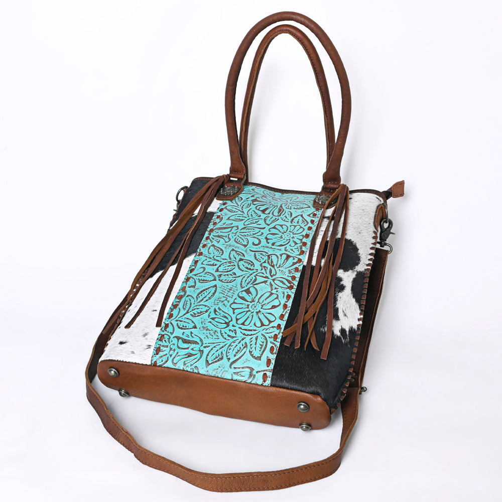 Ohlay Tote Embossed Hair-on Genuine Leather