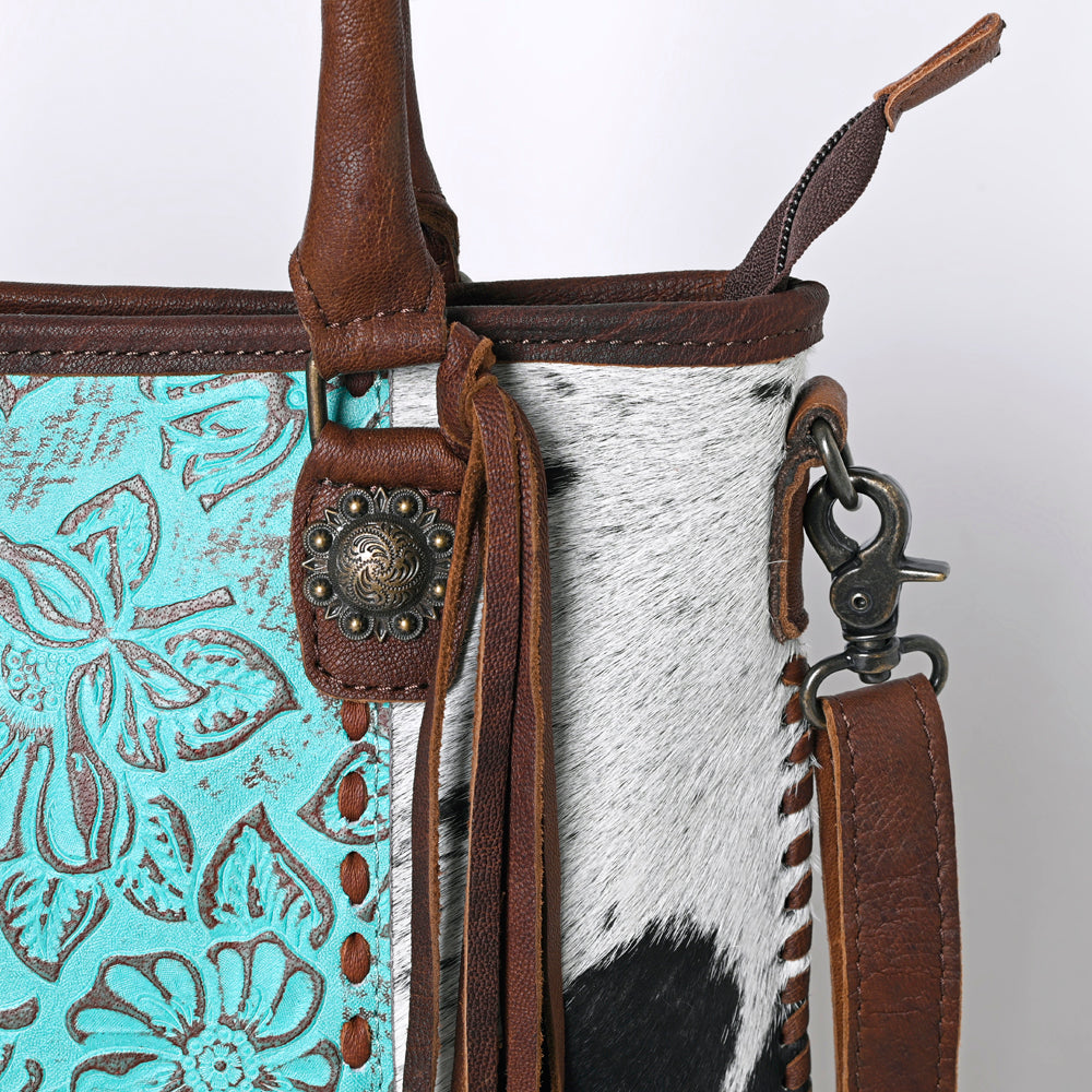 Ohlay Tote Embossed Hair-on Genuine Leather