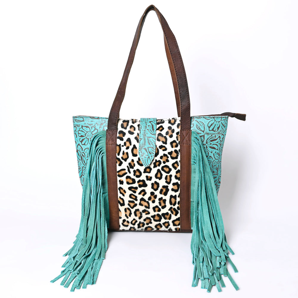 Ohlay Tote Embossed Hair-on Genuine Leather