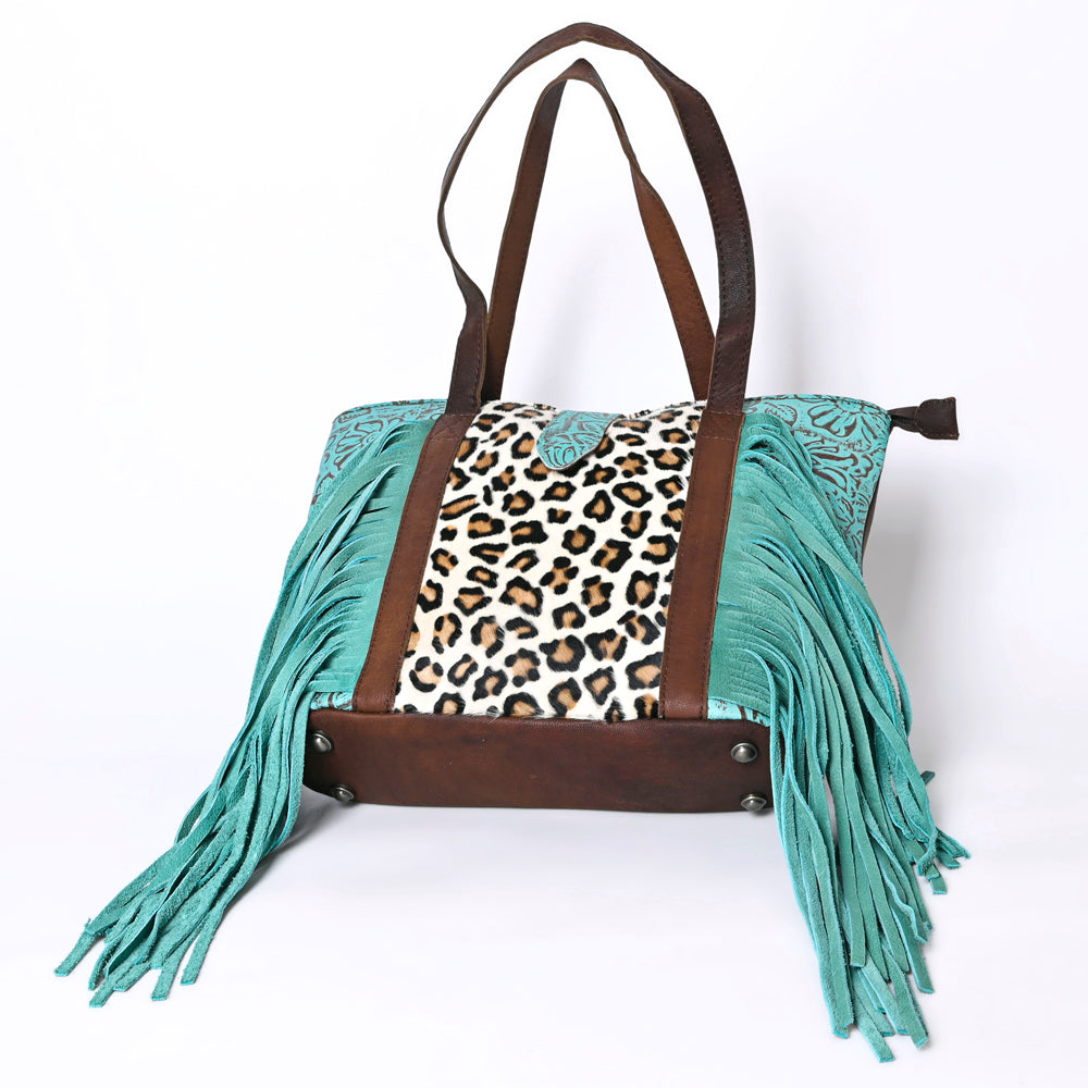 Ohlay Tote Embossed Hair-on Genuine Leather