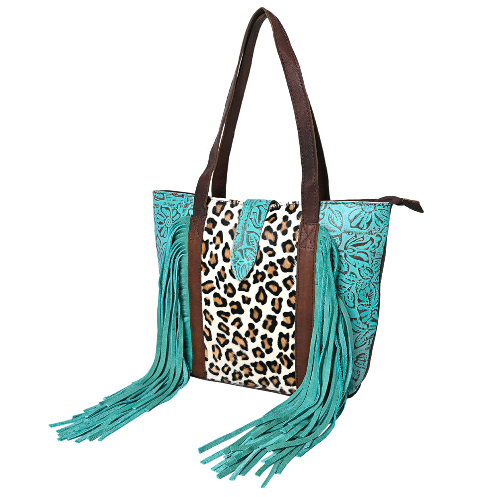 Ohlay Tote Embossed Hair-on Genuine Leather