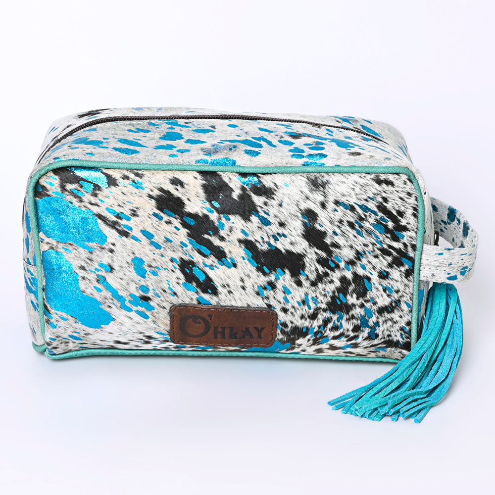 Ohlay Toiletry Hair-on Genuine Leather