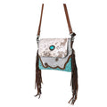 Ohlay Crossbody Embossed Hair-On Genuine Leather