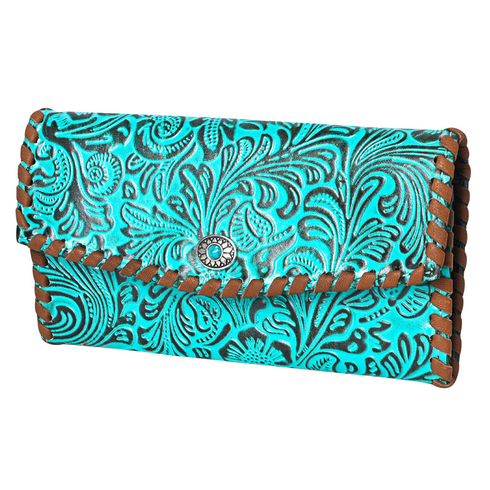 OHLAY Coin Purse Embossed Genuine Leather Women Bag Western Handbag | for Cute