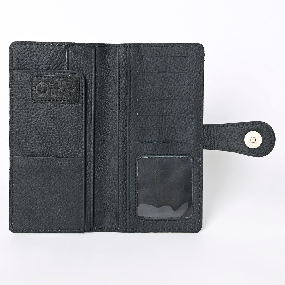 Ohlay Coin Purse Embossed Genuine Leather