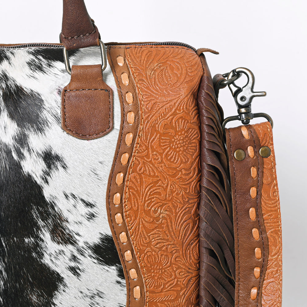 Ohlay Tote Embossed Hair-on Genuine Leather