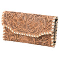 OHLAY Hand-Tooled Genuine Leather Wallet