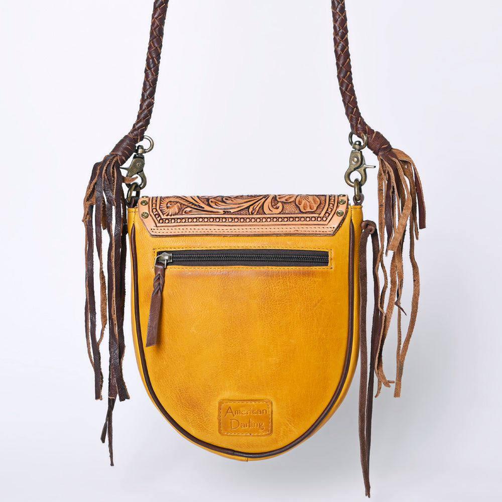 American Darling Hand-Tooled Genuine Leather Bag