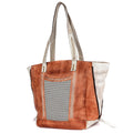Never Mind Tote Vintage Handmade Genuine Cowhide Leather