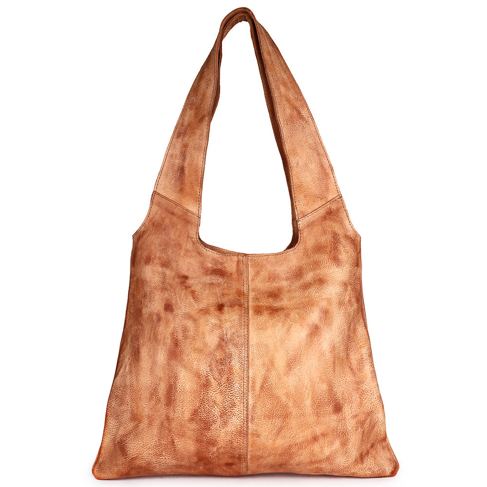 Never Mind Hobo Vintage Handmade Genuine Cowhide Leather