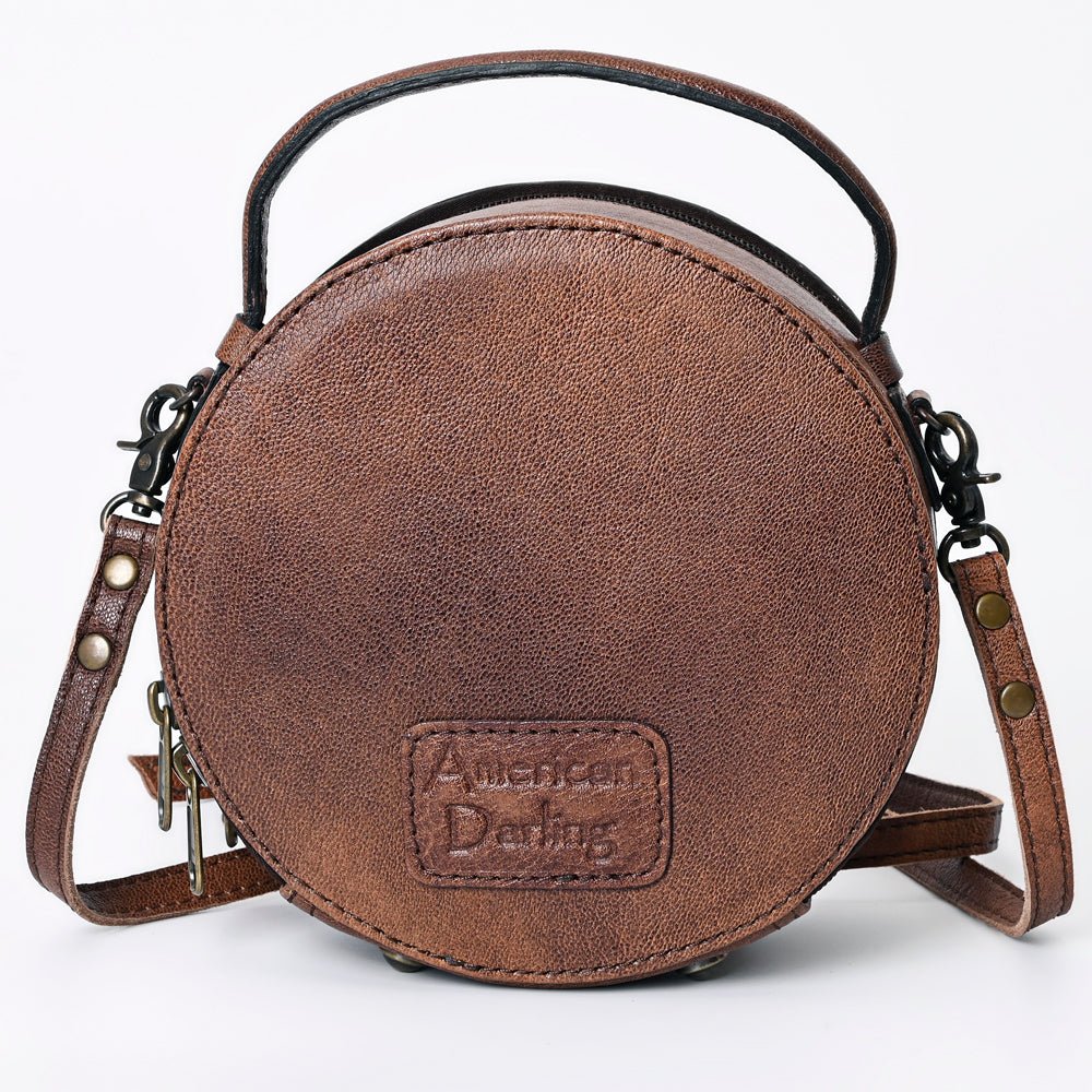 American Darling Canteen Hand Tooled Genuine Leather