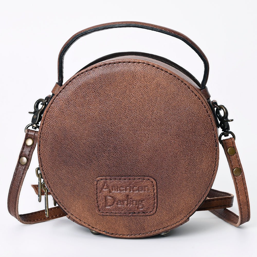 American Darling Canteen Hand Tooled Genuine Leather