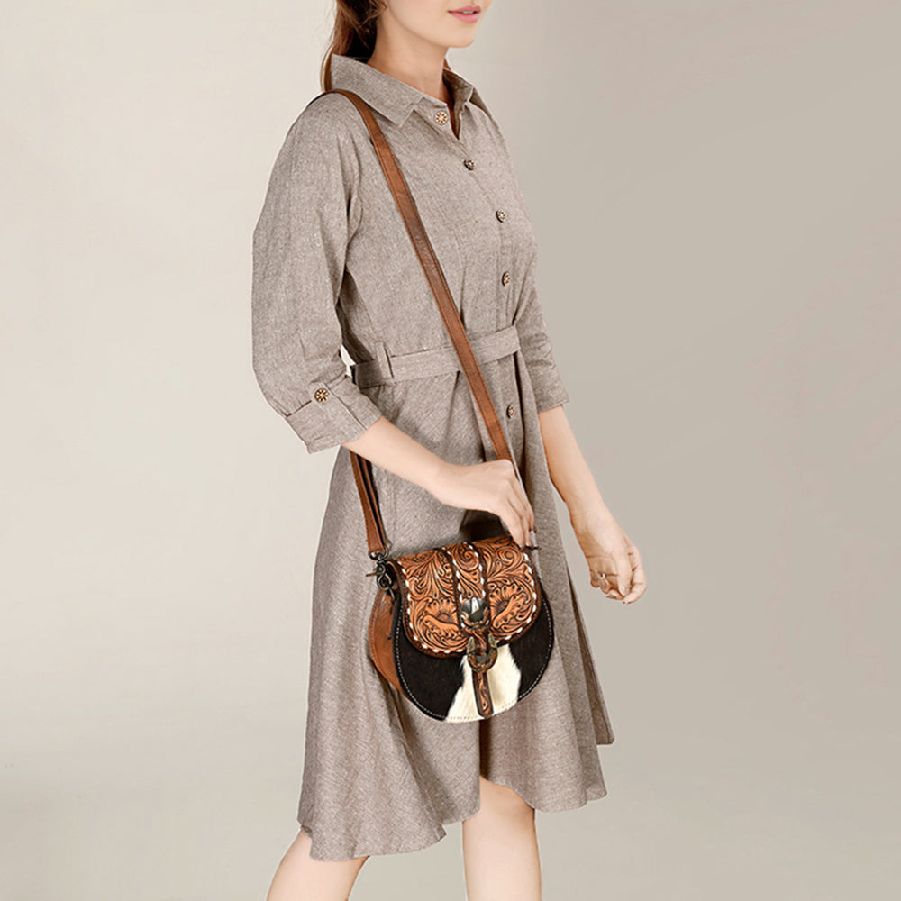 American Darling Crossbody Hair-On Genuine Leather