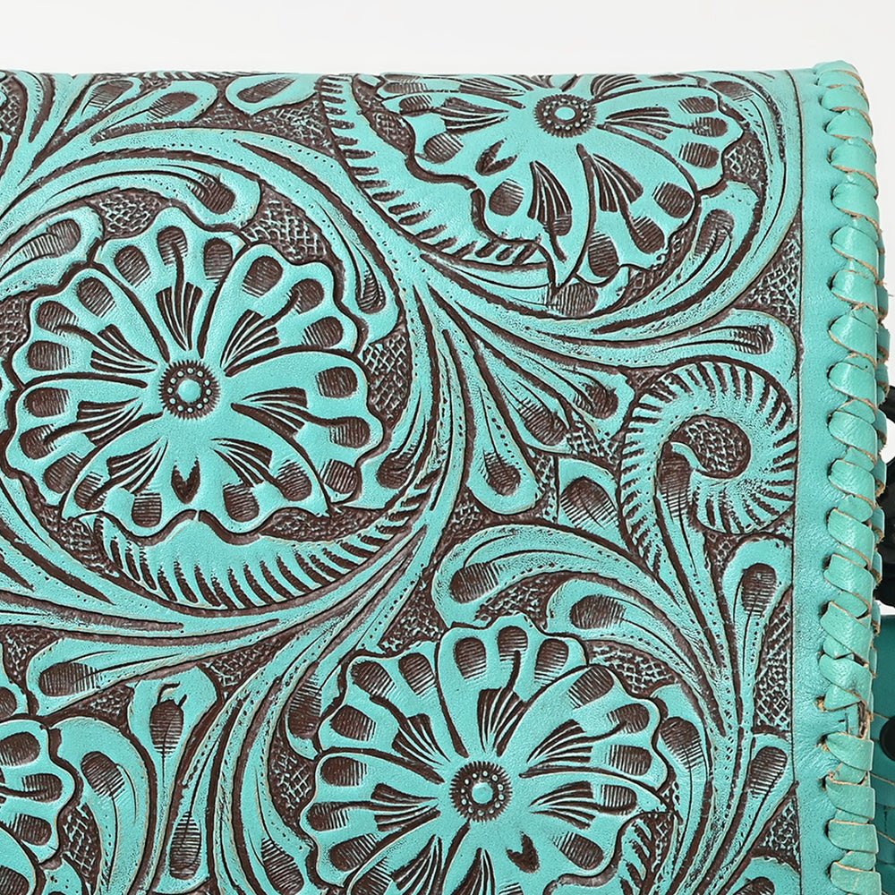 American Darling Crossbody Hand Tooled Genuine Leather