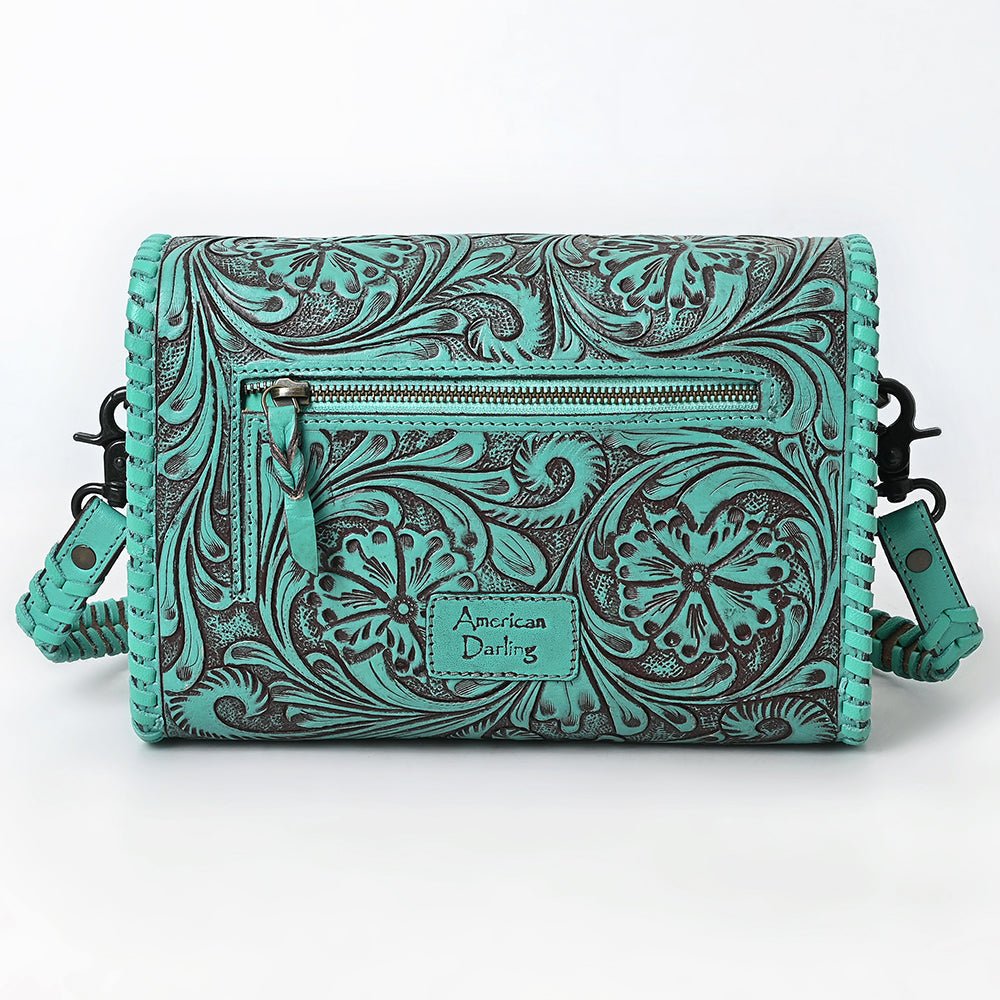 American Darling Hand Tooled Genuine Leather