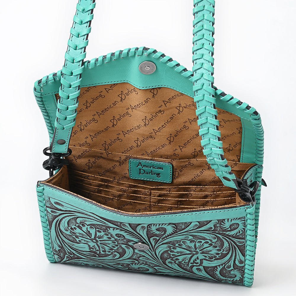 American Darling Hand Tooled Genuine Leather