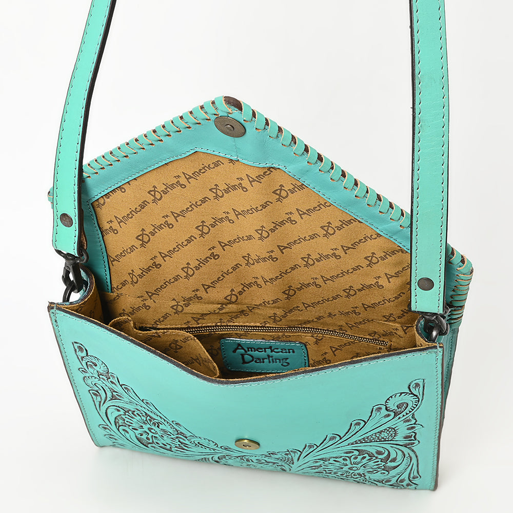 American Darling Hand Tooled Genuine Leather