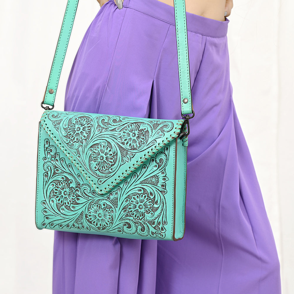 American Darling Hand Tooled Genuine Leather